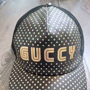 Gucci Guccy Black Trucker Hat size M